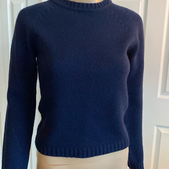Zara - Navy Knit sweater Sz Small - Picture 1 of 11